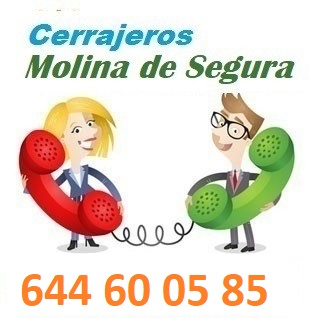 Telefono de la empresa cerrajeros Molina de Segura